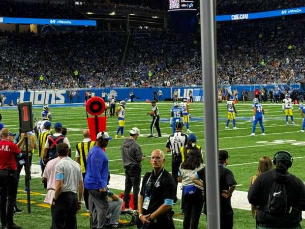 Ford Field, section: 131, row: 2, seat: 1