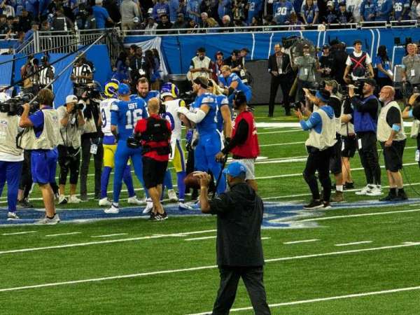 Ford Field, section: 131, row: 2, seat: 1