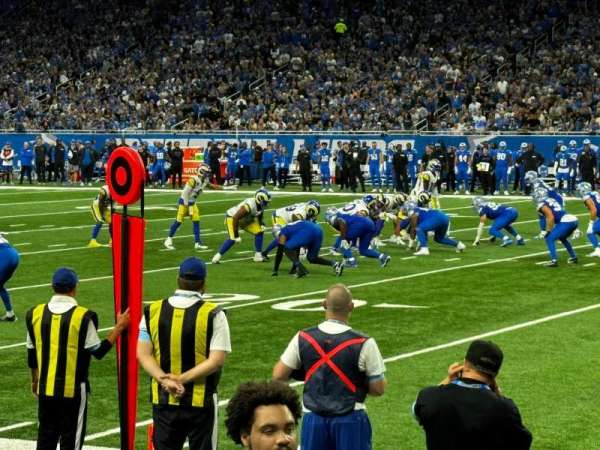 Ford Field, section: 131, row: 2, seat: 1