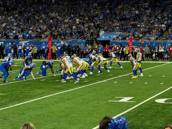 Ford Field, section: 131, row: 2, seat: 1