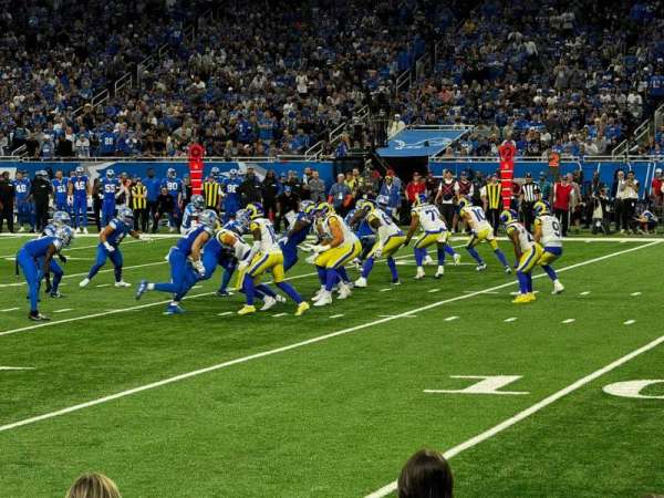 Ford Field, section: 131, row: 2, seat: 1