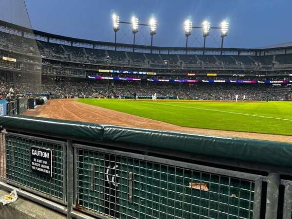 Comerica Park, section: 114, row: 2, seat: 1