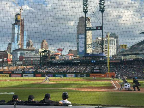 Comerica Park, section: 131, row: 4, seat: 10