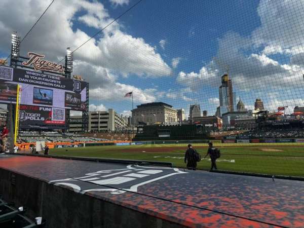 Comerica Park, section: 131, row: 2, seat: 10