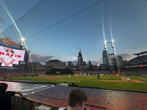 Comerica Park, section: 131, row: 2, seat: 10