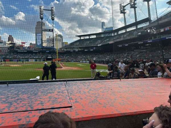 Comerica Park, section: 131, row: 2, seat: 10