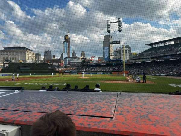 Comerica Park, section: 131, row: 2, seat: 10