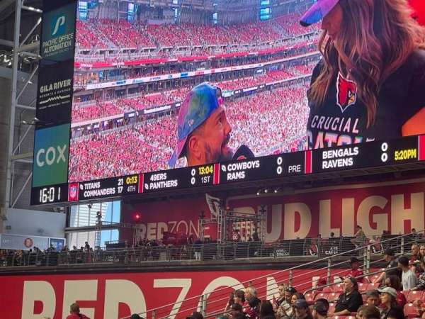 State Farm Stadium, section: 103, row: 27, seat: 5