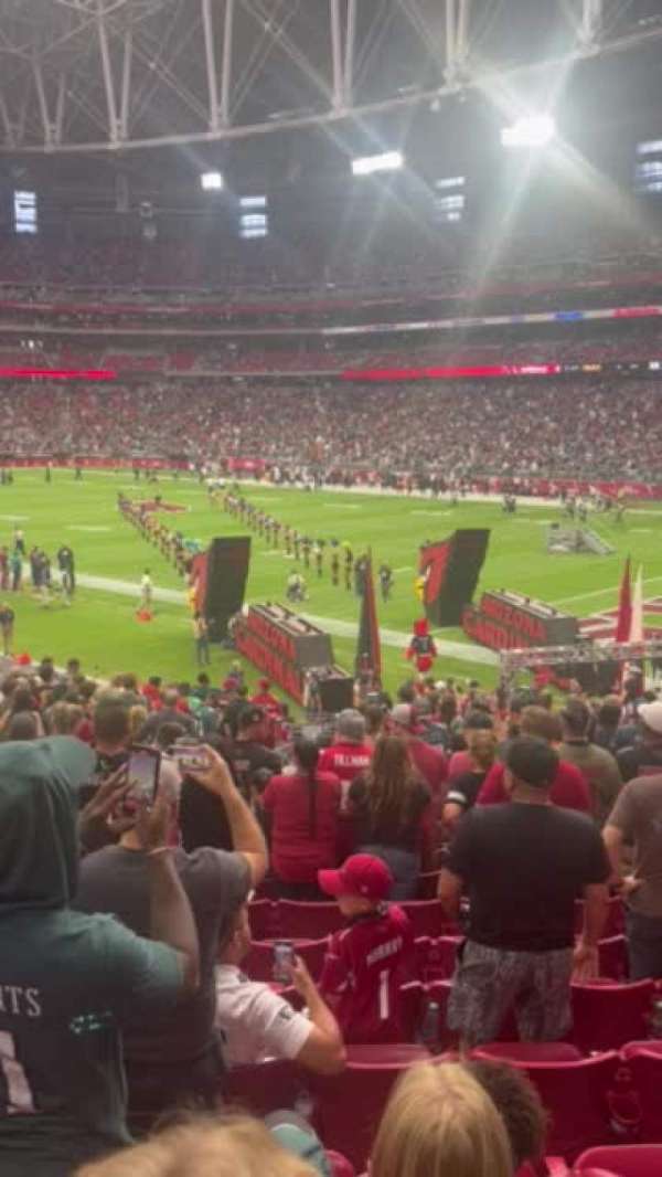 State Farm Stadium, section: 103, row: 27, seat: 5