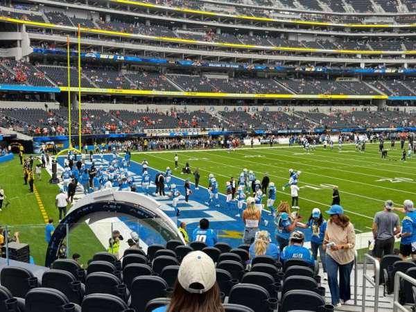 SoFi Stadium, section: C106, row: 12, seat: 1