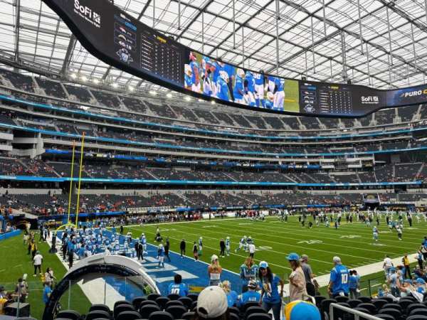SoFi Stadium, section: C106, row: 12, seat: 1