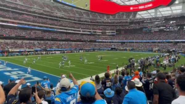 SoFi Stadium, section: C106, row: 12, seat: 1