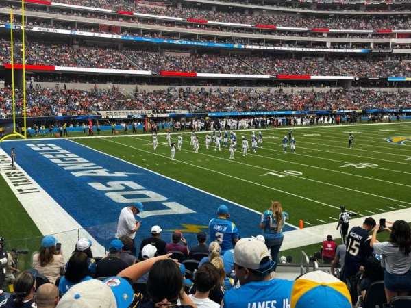 SoFi Stadium, section: C106, row: 12, seat: 1
