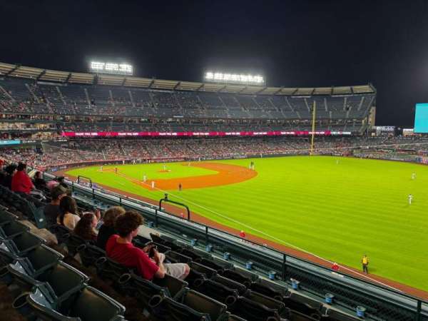 Angel Stadium, section: 345, row: F, seat: 8