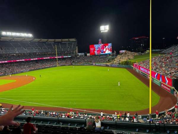 Angel Stadium, section: 345, row: F, seat: 8