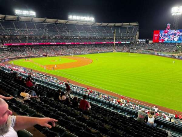 Angel Stadium, section: 345, row: F, seat: 8