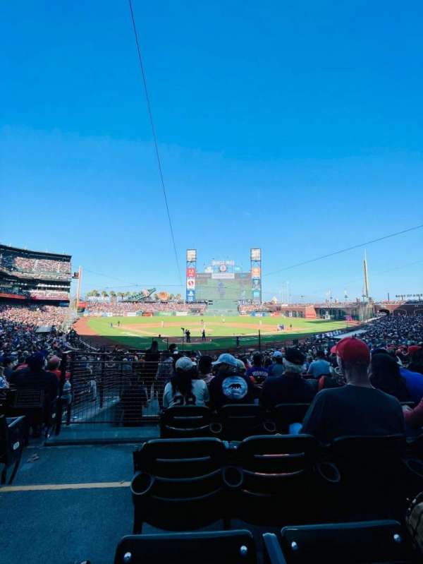 Oracle Park, section: 114, row: 26, seat: 11