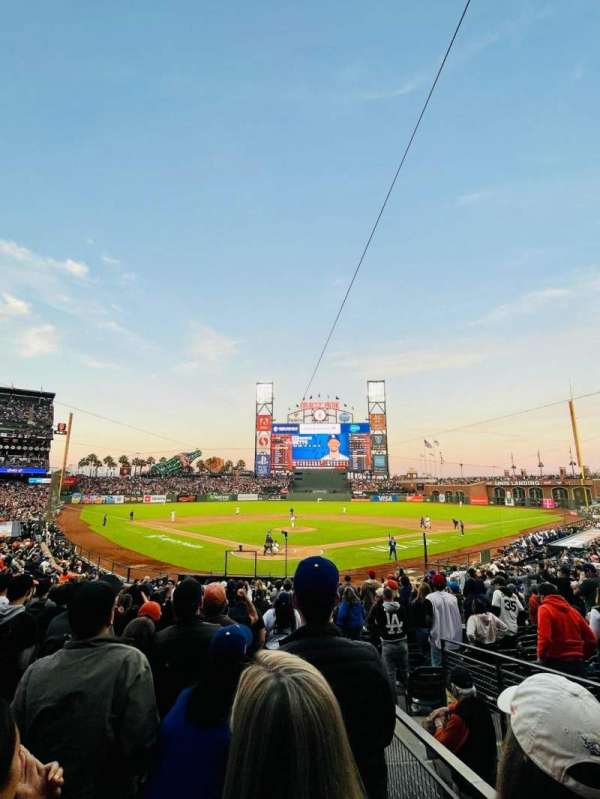 Oracle Park, section: 115, row: 25, seat: 2