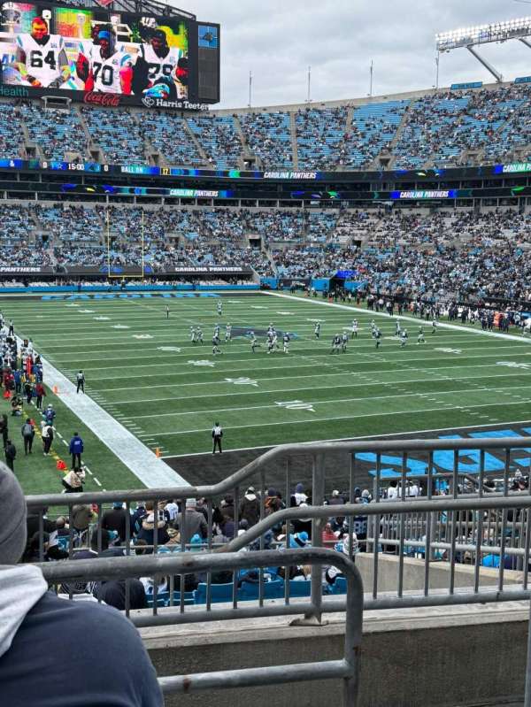 Bank of America Stadium, section: 233, row: 8, seat: 2