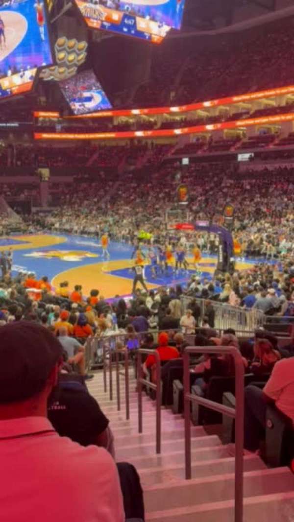 Spectrum Center, section: 103, row: Q, seat: 1