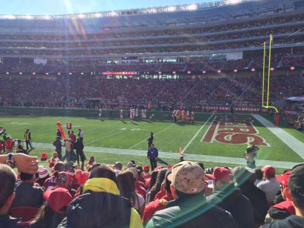 Levi's stadium, section: 109, row: 11, seat: 11