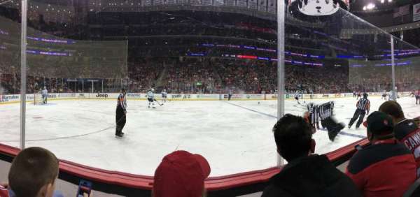 Prudential Center, section: 18, row: GL2, seat: 12