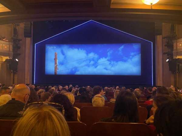 Booth Theatre, section: Orchestra C, row: M, seat: 113