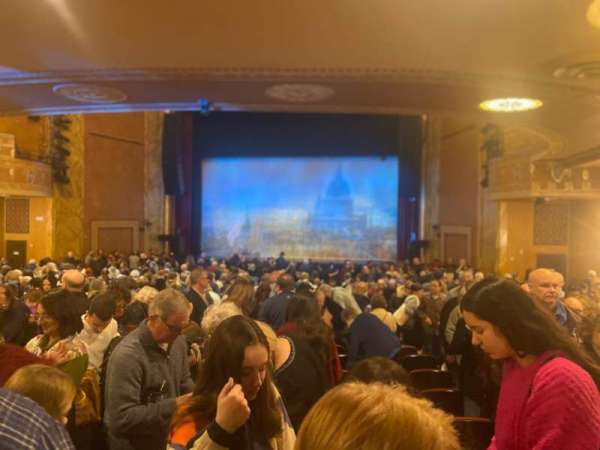 State Theatre New Jersey, section: Orchestra C, row: Z, seat: 120