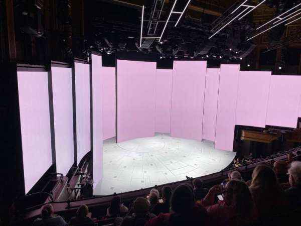 Nederlander Theatre, section: Mezzanine L, row: G, seat: 23