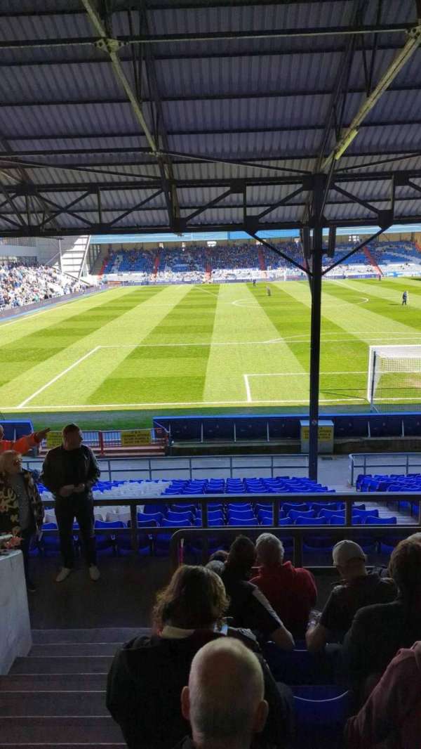 Spotland Stadium, section: Chaddy End Lower 2, row: J, seat: 76