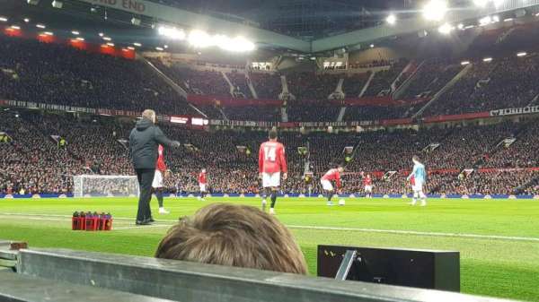 Old Trafford, section: S126, row: AA, seat: 95