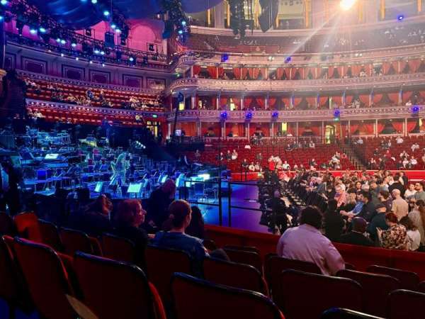 Royal Albert Hall, section: Stalls G, row: 6, seat: 12