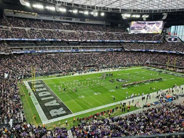 Allegiant Stadium, section: 317, row: 1, seat: 18