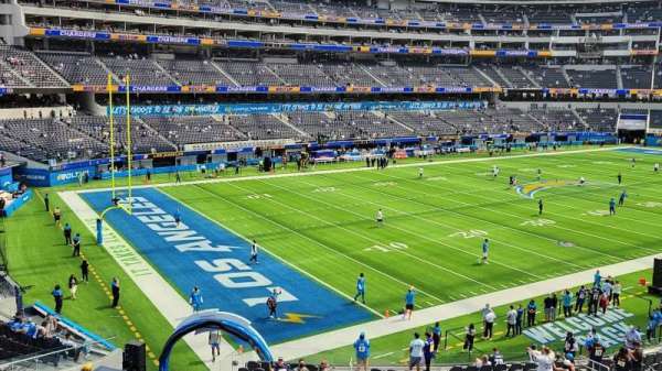 SoFi Stadium, section: 213, row: 3, seat: 1