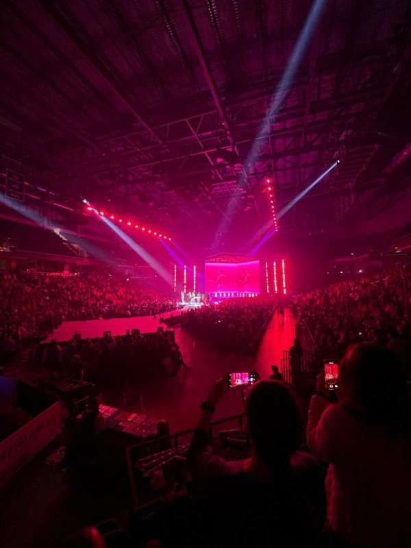 Truist Arena, section: 105, row: J, seat: 8