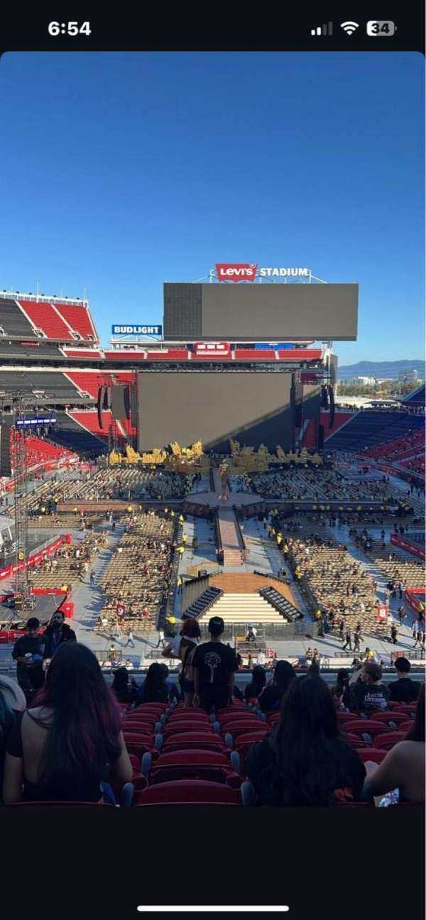 Levi's Stadium, section: 203, row: 13, seat: 21