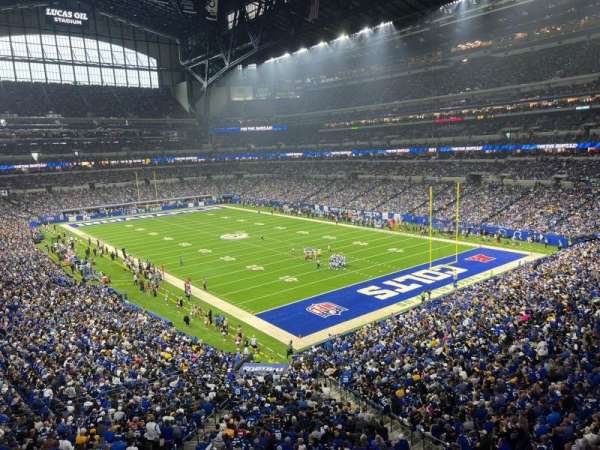 Lucas Oil Stadium, section: 304, row: 5W, seat: 3
