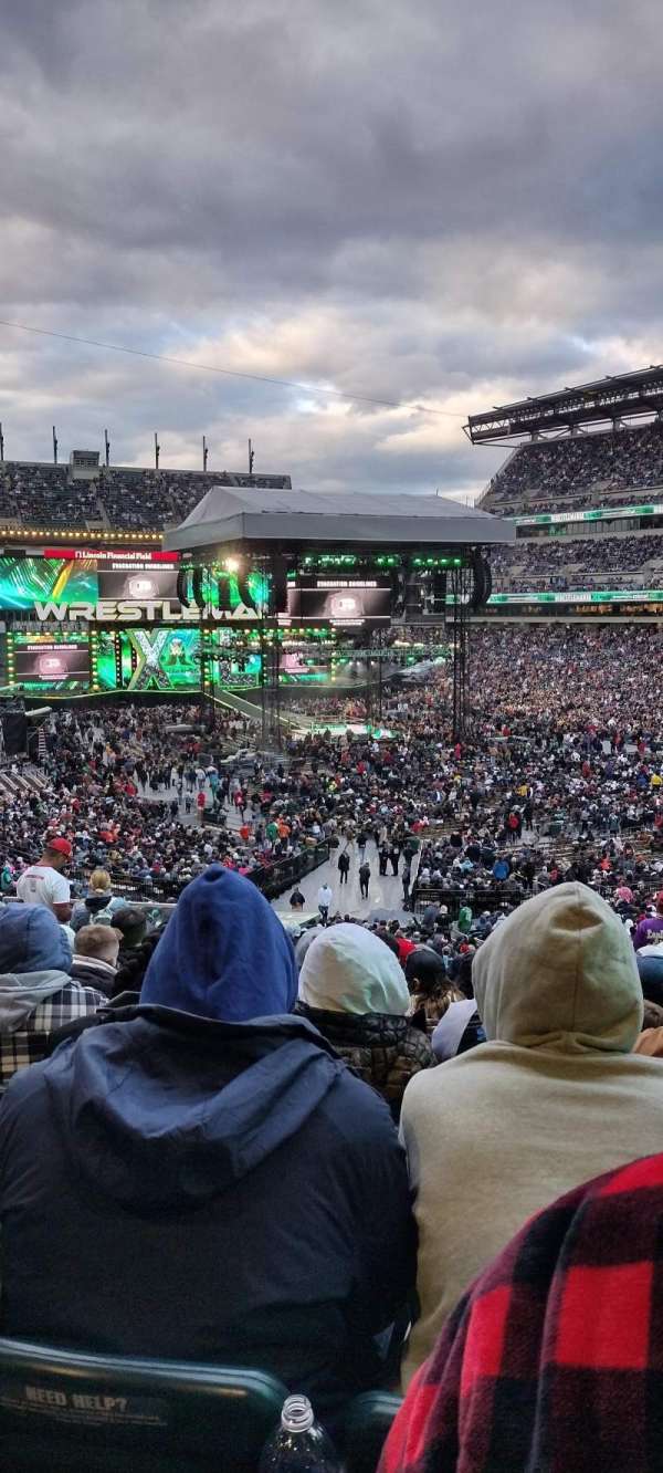 Lincoln Financial Field, section: 108, row: 45, seat: 10
