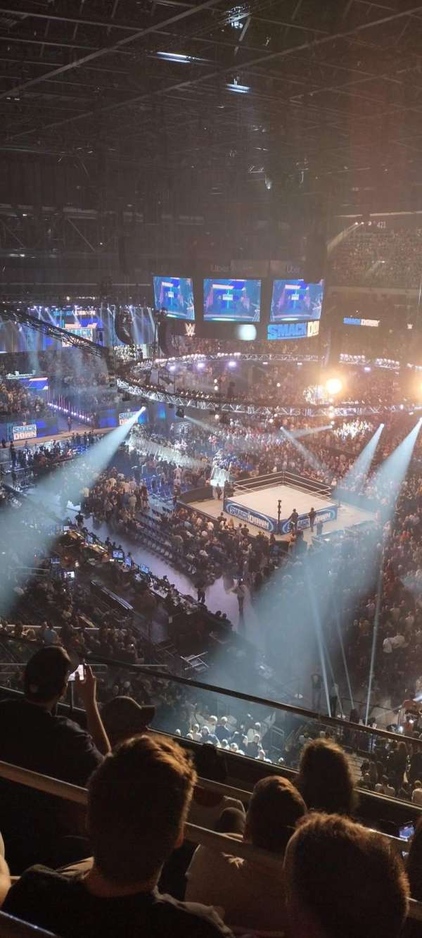 Uber Arena, section: 407, row: 5, seat: 8