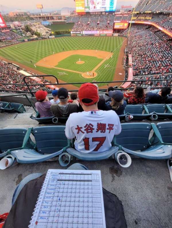 Angel Stadium, section: 417, row: D, seat: 3