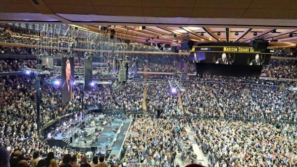 Madison Square Garden, section: 223, row: 10, seat: 3