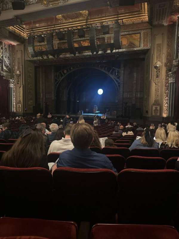 Hollywood Pantages Theatre, section: Orchestra RC, row: NN, seat: 209