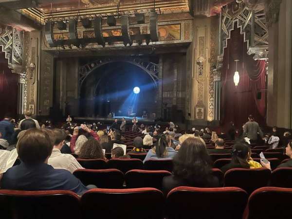 Hollywood Pantages Theatre, section: Orchestra RC, row: NN, seat: 210