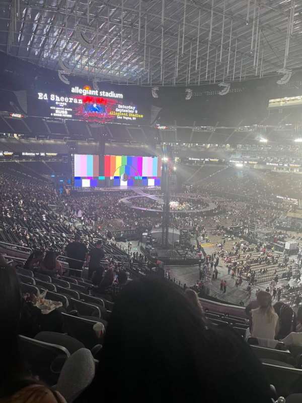 Allegiant Stadium, section: 206, row: 10, seat: 8