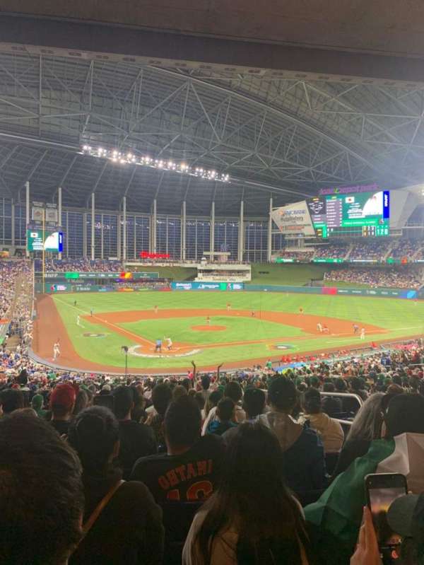 LoanDepot Park, section: 13, row: 25, seat: 3