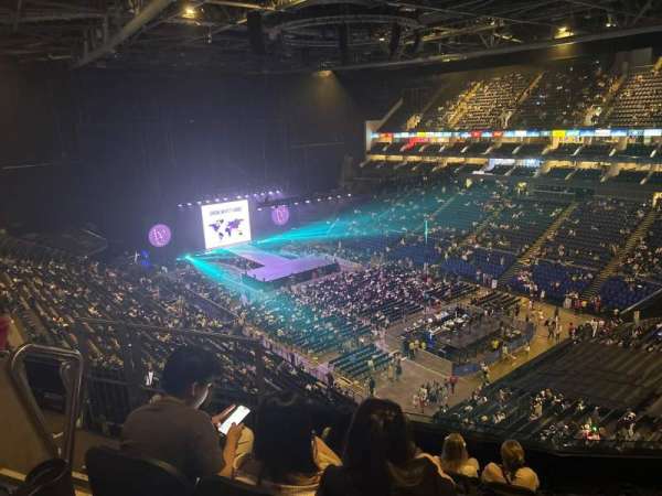 The O2, London, section: 407, row: F, seat: 618