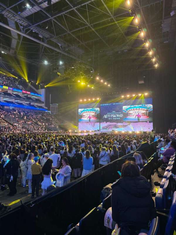 The O2, London, section: 110, row: E, seat: 303