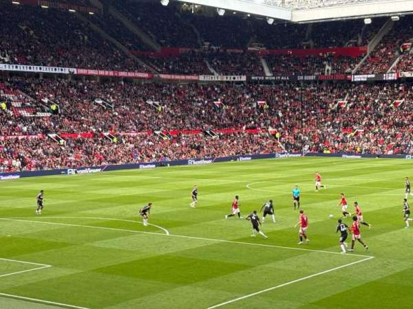Old Trafford, section: W209, row: 8, seat: 94