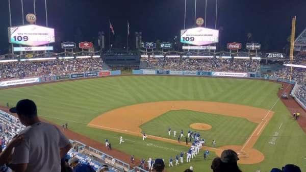 Dodger Stadium, section: 7RS, row: L, seat: 8