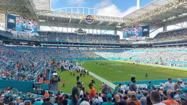Hard Rock Stadium, section: 135, row: 15, seat: 15